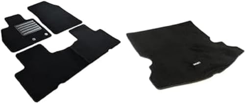Tapis sur mesure Renault Grand Scenic IV MTM en velours épais avec protection de coffre
