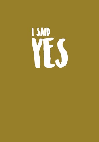 Notebook for bride to be (Paperback), Journal with 112 blank pages (dotted), Engagement gift for Wedding Planning Ideas, I said yes