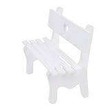 Ornement d'art - fabriqué en bon bois, ce mini banc de jardin a une bonne et praticité, ornement pour la maison