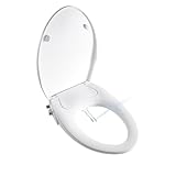 ANNWA Bidet Seat for Elongated Toilet Seat Non-Electric Soft Close with Quick Release Hinges for Easy Clean Dual Nozzle Front and Rear Wash(PG303A)