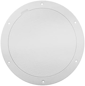 Beckson DP85-W Pry-Out Deck Plate, 1 Pack, 8''