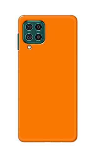 Image of Plain Orange Hard Back Case Cover for Samsung Galaxy F62 / M62 Back Cover -(J5) VNS2229
