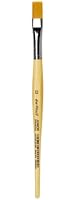 daVinci Künstlerpinseln Junior Synthetics Malerpinsel, flach Serie 304, gelb, Größe 12