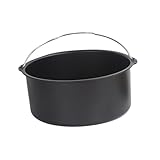 SHINEOFI Cesta para Pastel de Freidora de Aire Antiadherente Molde para Horno Accesorio de Cocina Práctico Portátil para Hornear Bizcochos y Postres