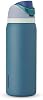 Owala FreeSip Botella de agua aislada de acero inoxidable con pajita, libre de BPA, para deportes, ideal para viajes, 32 oz, Denim 2