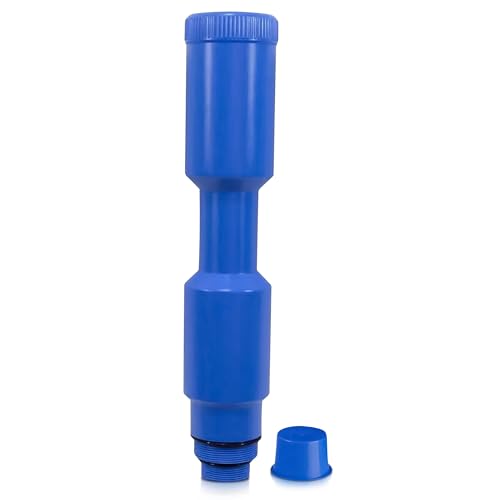 16 Pool Skimmer Plug with Liquid Filling Hole Fits 1 & 2 Threaded Skimmers Winterizing Skimmer Guard Plug for Above Ground & Inground Pools Easy Antifreeze Filling