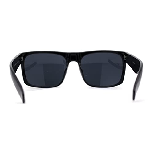 Mens OG Flat Top Rectangle Gangster Mob Shade Sunglasses4