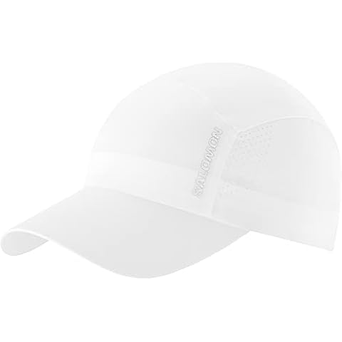 Salomon Cross Kappe Unisex, leicht und bequem, Feuchtigkeitskontrolle, recyceltes Material, White, Einheitsgröße Cover