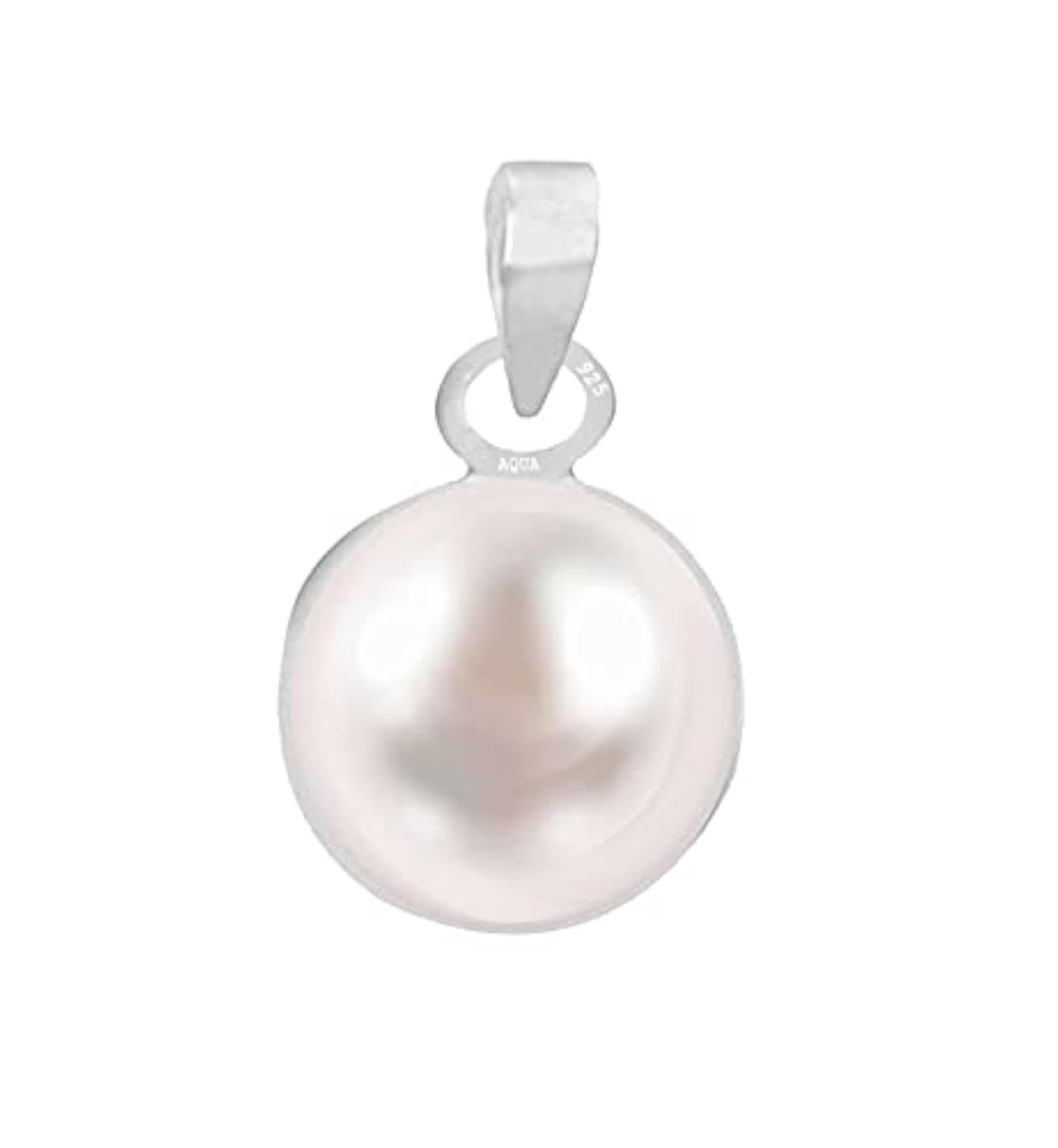 925 Silver Pearl Astrological Birthstone Pendant, Unisex