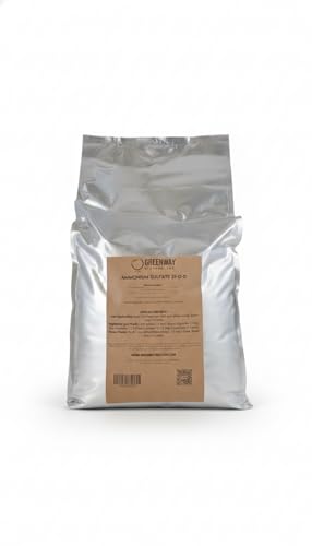 Greenway Biotech, Inc. Ammonium Sulfate 21-0-0 Fertilizer Contains 21% Water Soluble Nitrogen&24% Sulfur Suitable for Acid Loving Plant- Lawn Fertilizers to Lower pH Level in Alkaline Soil (25 Pound) Greenway Biotech, Inc. Ammonium Sulfate 21-0-0 Fertilizer Contains 21% Water Soluble Nitrogen&24% Sulfur Suitable for Acid Loving Plant- Lawn Fertilizers to Lower pH Level in Alkaline Soil (25 Pound)