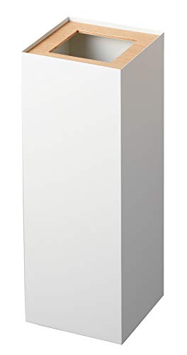 Yamazaki Trash Can, Beige, Approx. 8.7 x 8.7 x 23.6 inches (22 x 22 x 60 cm), Phosphorus 4531