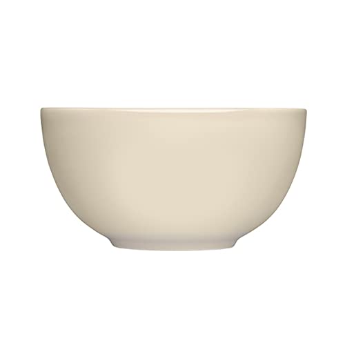 Iittala Teema Schale aus Porzellan, in der Farbe: Leinen, Kältebeständig, Mikrowellen-, Backofen- & Spülmaschinengeeignet, Fassungsvermögen: 1.65l Maße: 18.7 x 9.5 cm, 1062241
