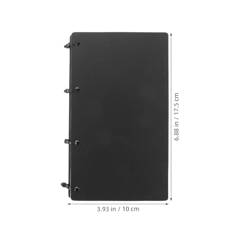 Cuaderno de buceo impermeable de 7x4 pulgadas con bolígrafo y 25 páginas negras de PP 2
