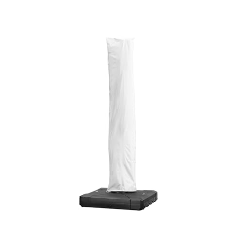 Image of PURPLE LEAF Outdoor Cantilever Umbrella Cover Easy Setup L Size White