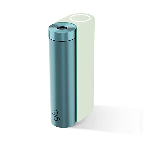 GLO-hyper-X2-Tobacco-Heater-Electric-Tobacco-Heater-for-Classic-Cigarettes-Flavour-Alternative-to-E-Cigarette-Easy-Cleaning-Up-to-22-Sticks-per-Battery-Charge-MintBlue-Green