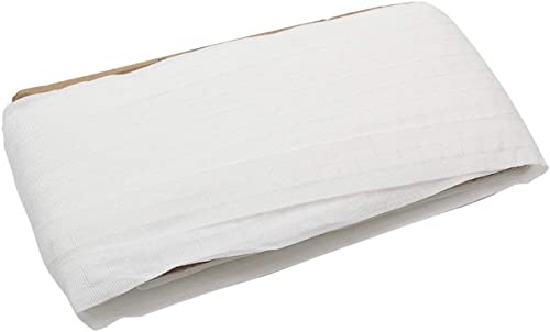Image of HUNNY- BUNCH Premium Home Decor Narrow Shading White Curtain Tape with Strong Toughness and Heavy Fabric for 1 Inches Hook (Width: 1 inch) (25 Meters)