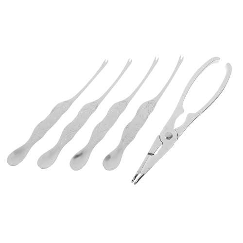 RUNROTOO Herramientas Antideslizantes 5 Piezas Patas para de Aleación Cangrejo de en de Zinc Azul y Prácticas para Mariscos Obsequio