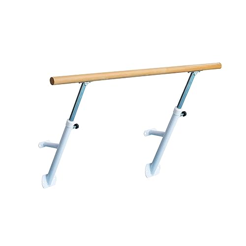 Barre de ballet murale réglable pour la pratique de la danse à la maison, barre de danse en bois pour adultes et enfants, parfaite pour les étirements de ballet et l'entraînement physique