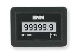 Hour Meter,LCD,Flush Rectangular