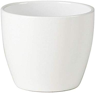 scheurich 920 Ceramic Pot - 6.25 Dia, White