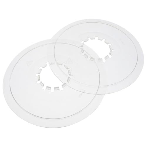 VICASKY 2Pcs Bicycle Sprocket Guard Transparent Flywheel Cover for Mountain Bike Rear Wheel Durable Protection Easy Installation Full Coverage for Speed Cassettes
