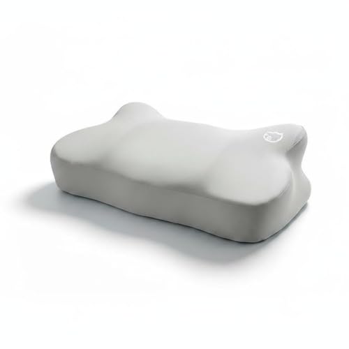 Wsymxuo Almohada Cervical Ergonómica Progresivo Gradual Artículo de Relajación Diseño Ergonómico, Verde, Superficie De Seda