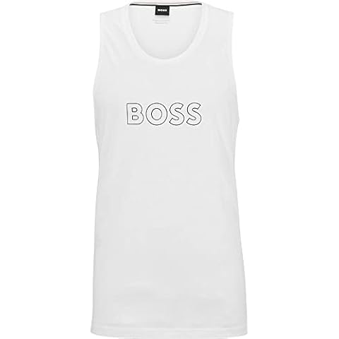 BOSS Men's Regular Fit Sleeveless Tank Top Cover