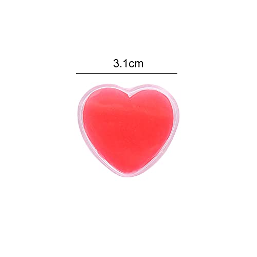 Image of 12 Packs Diamond-Paint-Art Wax Storage Box Diamond-Paint-Art Wax Storage Container Case Painting Glue Clay Organizer with 36 Pieces Heart Shaped Glue Clay(Red, Blue)