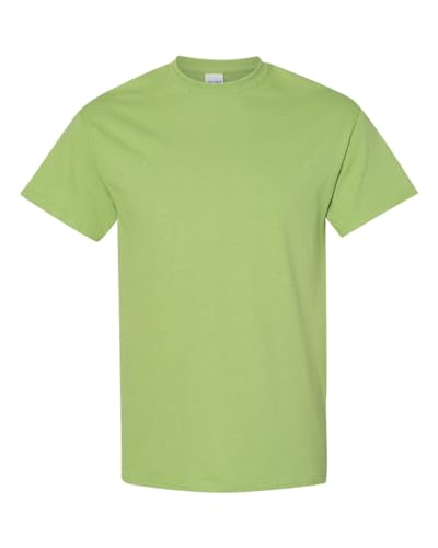 T-shirt Gildan 5000 uni vert kiwi taille L pour adulte coupe classique