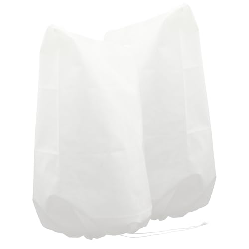 BinZyronic 植物凍結カバー 2個セット 白色 不織布 ? 霜雪対策 ガーデンプロテクター 折りたたみ可能 耐摩耗性