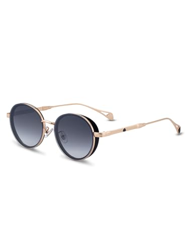 Image of Fashion Sunglasses for Women Metal Frame Round Shades Circular Sunnies(2A409)