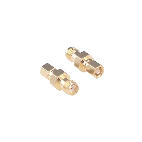 Adaptador coaxial SMC macho a SMA hembra x4 miniatura 3