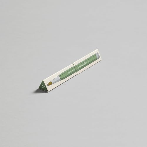 Image of LEUCHTTURM1917 Ball Point Pen Drehgriffel No.1 Sage Green | Royal Blue Ink, Twist Mechanism, Drehgriffel No. 1, Smooth Writing, Premium Stationery, Journaling
