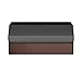 HCZKIUJ Compatible for Lixiang L7 L8 L9 ONE Accessories Car Trunk Storage Box Rear Tailbox Organizer Leather Foldable Storage Box (L Coffee)