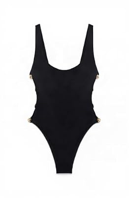 Mona Studded Scoop Neck One Piece