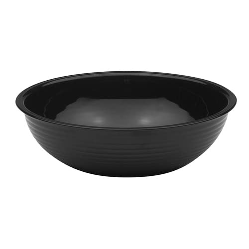 Cambro Rsb12Cw110 - Ribbed Serving Bowl - 5-13/16 Qt Capacity, Round, Black #TOP28