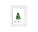 Evergreen Christmas Tree, Blank Card, Heavy Card Stock Christmas/Holiday Winter cards, Card for Him/Her, Happy Holidays