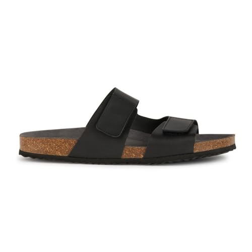Preisvergleich Produktbild Geox Herren U Ghita A Slide Sandal, Black, 43 EU