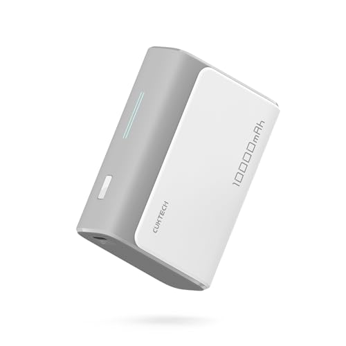 CUKTECH Power Bank 10000mAh 30W, Power Bank USB C, avec 2 Ports, Batterie Externe pour téléphone Portable, iPhone, Samsung, Vivo, Oppo, iPad Air/Pro, Xiaomi, MacBook (Gris)