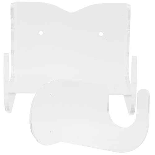 SWOOMEY 1 set Transparent Guitar Stylish Acrylic Mount for Bass Ukulele Electric Guitar Includes Installation Screws Space Saving Design with Scratch Protection