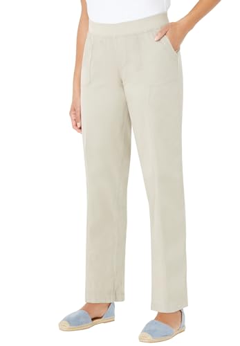 Catherines Women's Plus Size Stretch Knit Waist Cargo Pant