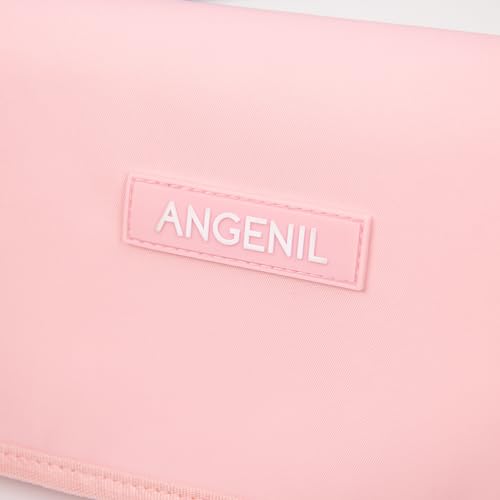 ANGENIL 2 in 1 Hair Tools Travel Bag Heat Proof Mat for Hair Straighteners, Curling Iron, Hair Curler, Hair Dryer, Hair Straightener Brush Holder, Hair Styling Appliances Heat Resistant Mat Large Bag - Image 7