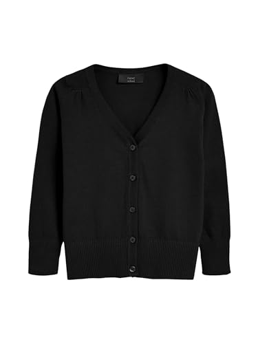 NEXT Mädchen Strickjacke Mit V Ausschnitt (3 Bis 16 Jahre) Schwarz 12 Jahre