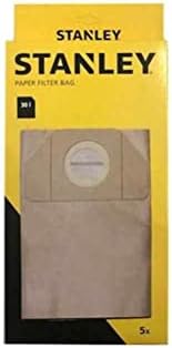 Stanley Paper Filter Bags 30 l for Solid and Liquid Aspirators