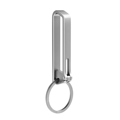 Wzxksoac Titanlegierung EDC-Taillenclip Schlüsselanhänger Multitool