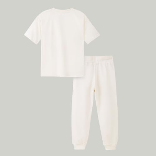 Image of Nap Chief Kids Cotton Official Smiley World Printed Co ord Set for Boys & Girls, Tshirt & Joggers Set for Casual Wear