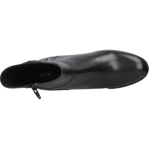 Geox Bottines D New Asheel C pour femme, Noir, 38 EU