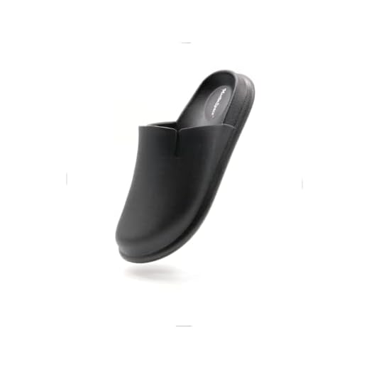 Meetinspace Women Men Unisex EVA Boston Clogs Dupes Wide Round Toe Mules Lightweight Comfortable House Slipper Couples Slip On Shoes Black