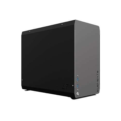 Computador Elements Eisen Mini Intel Core i9 10900 SSD M2 1TB, 32GB Ram RX 580 Preto Win 11