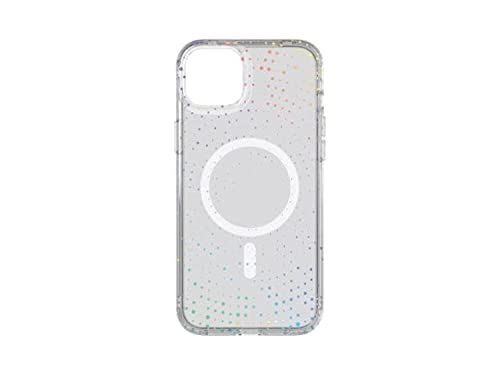 tech21 Evo Sparkle Coque pour iPhone 14 Plus, Compatible avec MagSafe, Étui de téléphone de Base, TPU Material- Transparente/Sparkle, Protéger des Chutes: 3.6m